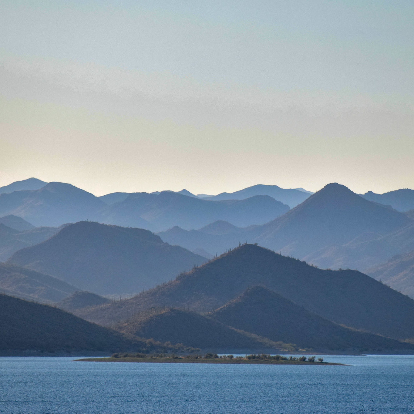 Mountains, Lake, Arizona