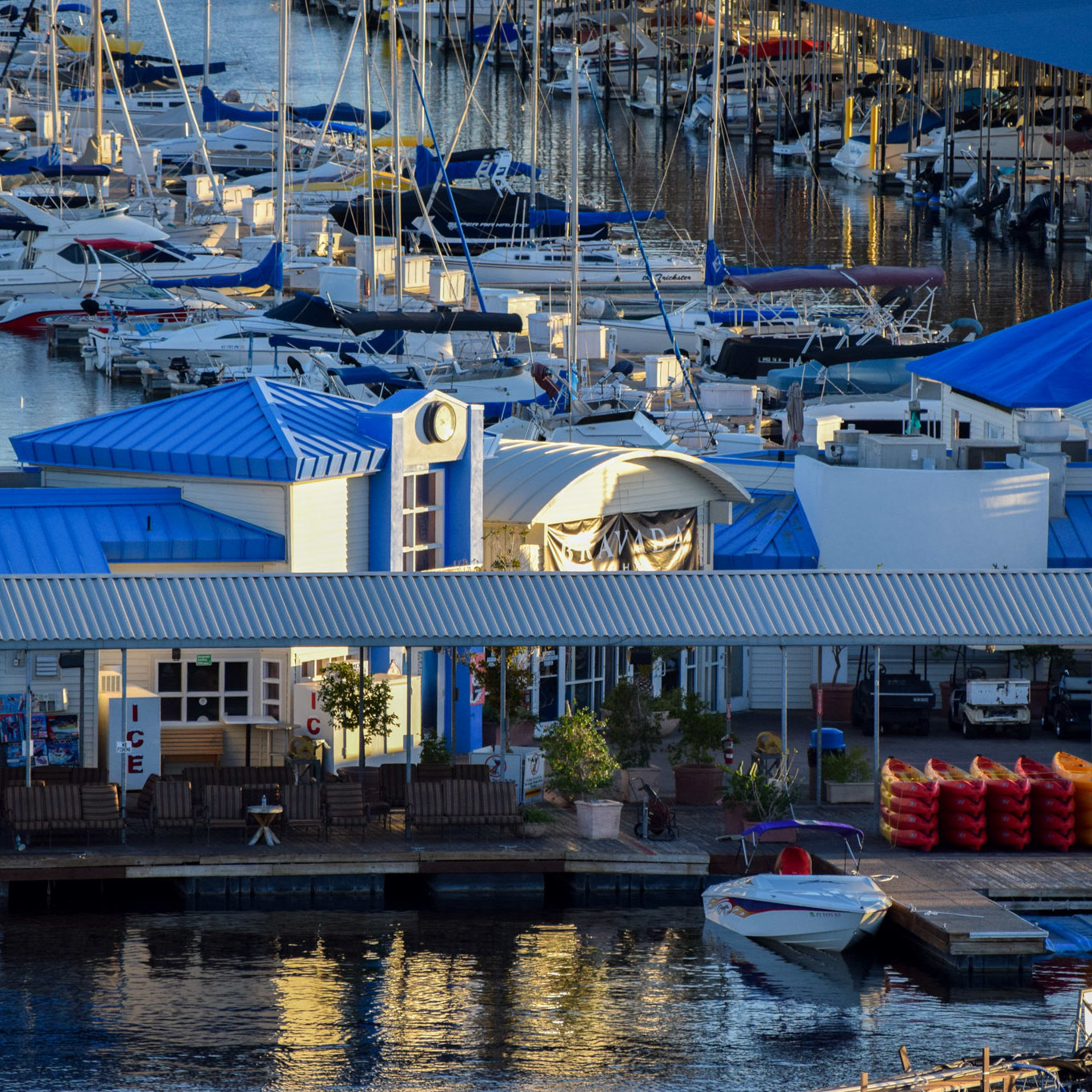 Lake, Boats, Dock, Arizona