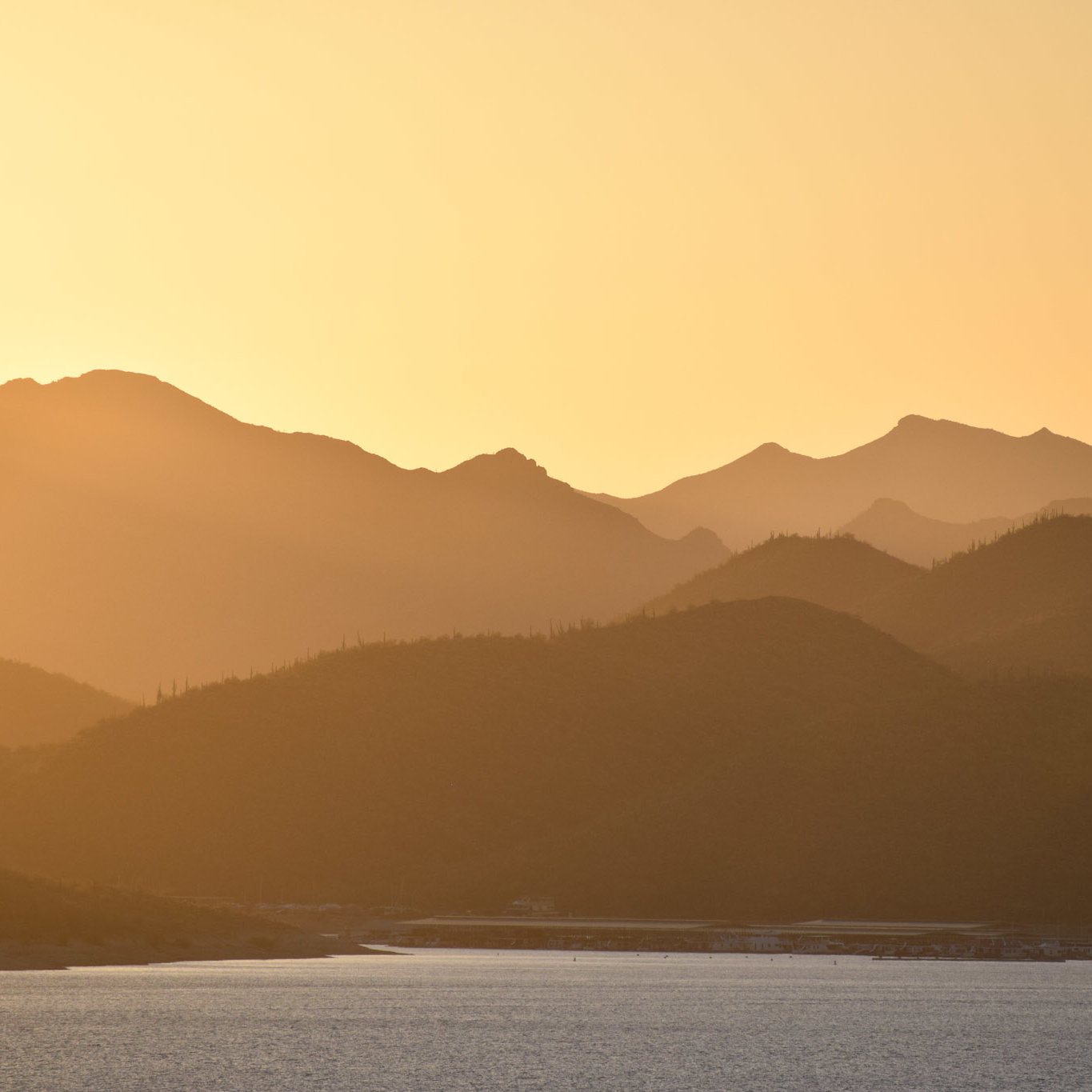 Mountains, Lake, Arizona